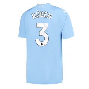 Manchester City Ruben Dias #3 Hemmatröja 2023-24 Kortärmad